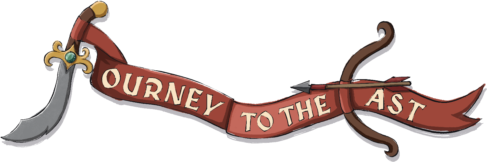 Journey to the East sword and bow artwork